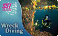 Continue you diving education with the wreck Diving course